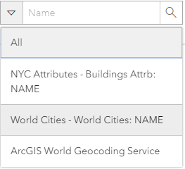 Choose search resource Choose search resource